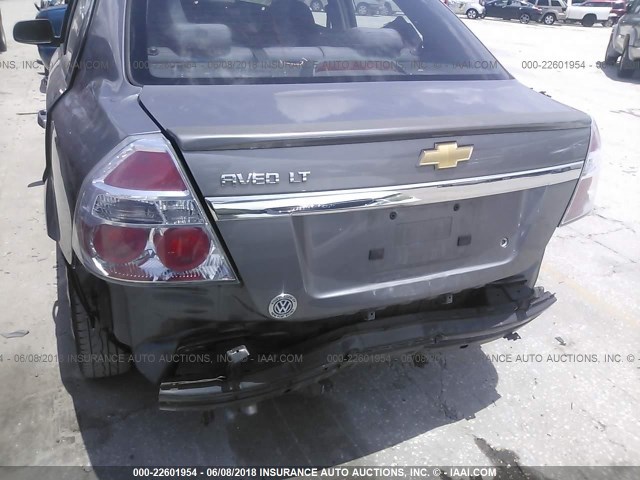 KL1TD5DE2BB218296 - 2011 CHEVROLET AVEO LS/LT 灰色 照片 6