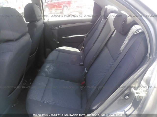 KL1TD5DE2BB218296 - 2011 CHEVROLET AVEO LS/LT 灰色 照片 8