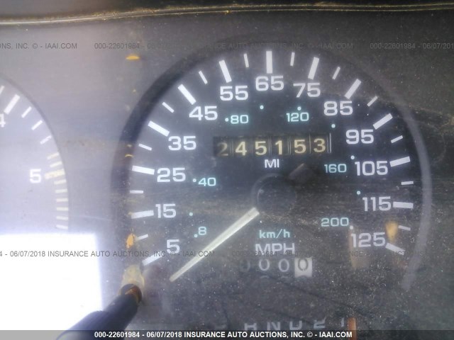 1B7GL23Y2PS240541 - 1993 DODGE DAKOTA BLUE photo 7