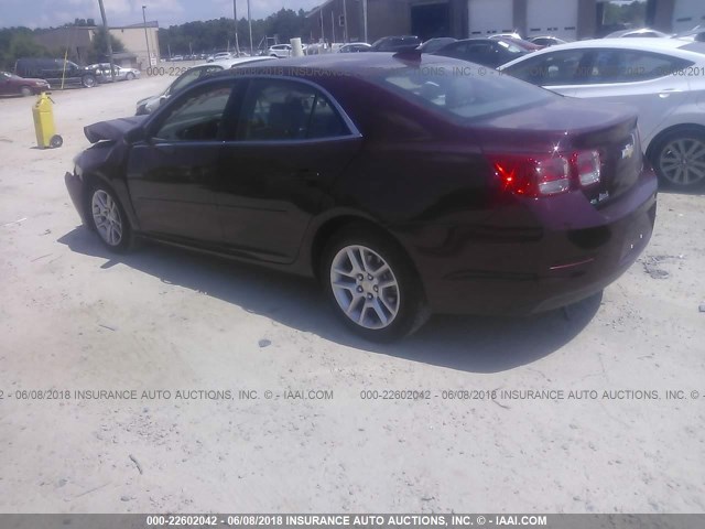 1G11C5SLXFF353912 - 2015 CHEVROLET MALIBU 1LT MAROON photo 3