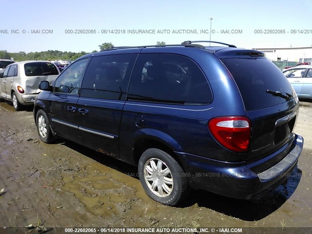 2A4GP54L16R744033 - 2006 CHRYSLER TOWN & COUNTRY TOURING BLUE photo 3