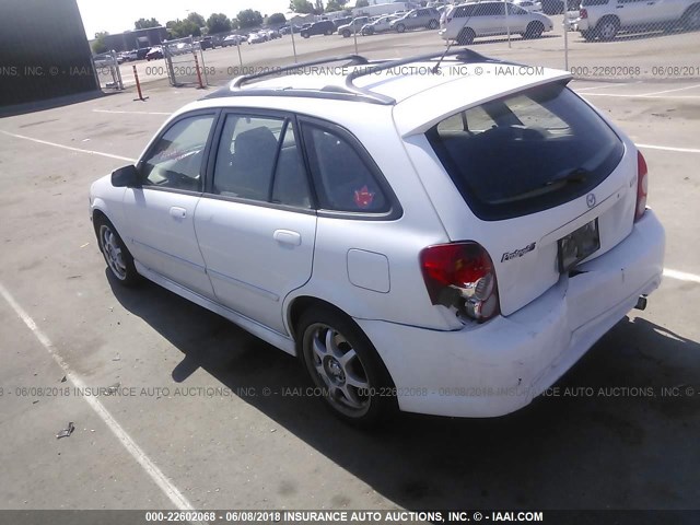 JM1BJ245421485991 - 2002 MAZDA PROTEGE PR5 白色 照片 3