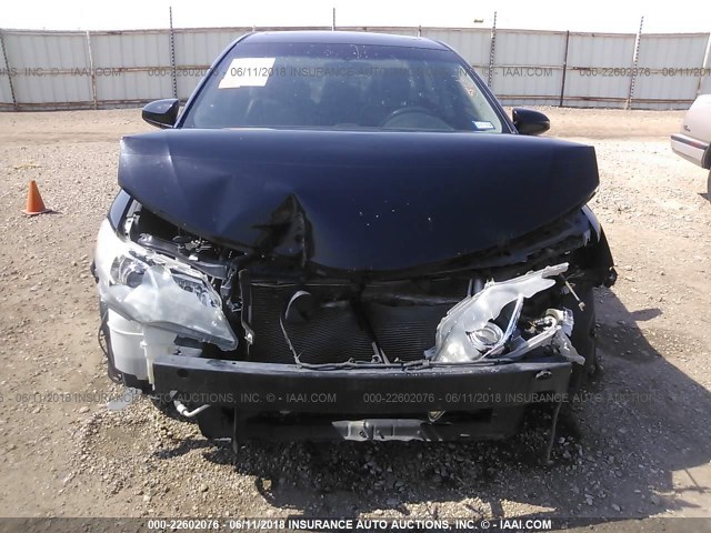4T1BF1FK5CU169302 - 2012 TOYOTA CAMRY SE/LE/XLE BLACK photo 6