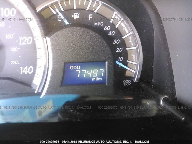 4T1BF1FK5CU169302 - 2012 TOYOTA CAMRY SE/LE/XLE BLACK photo 7