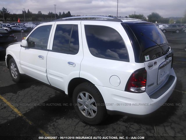 5GADT13S562121844 - 2006 BUICK RAINIER CXL WHITE photo 3