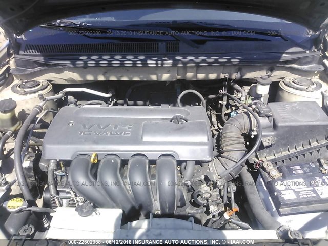 2T1KR32E93C145847 - 2003 TOYOTA COROLLA MATRIX XR GOLD photo 10