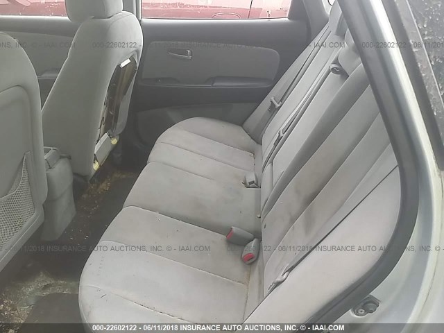 KMHDU46D79U675904 - 2009 HYUNDAI ELANTRA GLS/SE SILVER photo 8