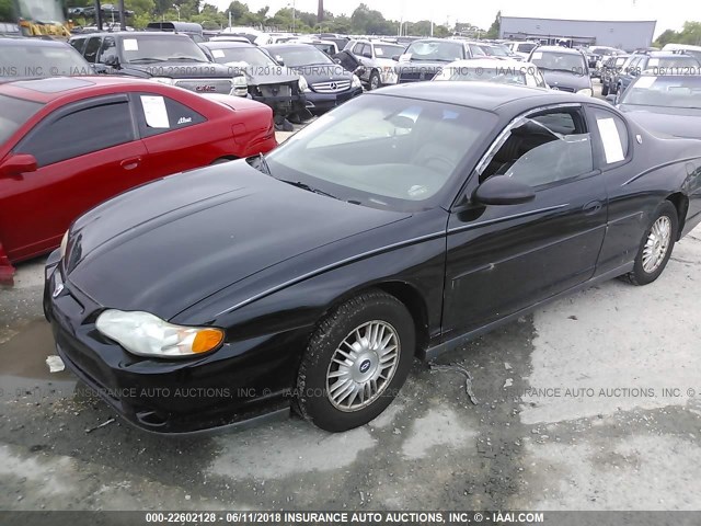 2G1WW12E3Y9209203 - 2000 CHEVROLET MONTE CARLO LS 黑色 照片 2