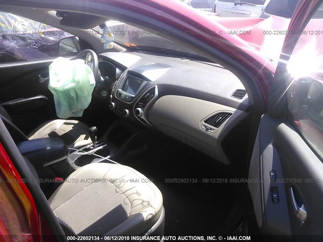 KM8JU3AC7BU244643 - 2011 HYUNDAI TUCSON GLS/LIMITED 栗色 照片 5