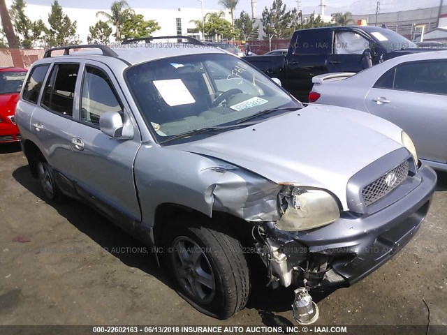 KM8SC73D02U138619 - 2002 HYUNDAI SANTA FE GLS/LX GRAY photo 1