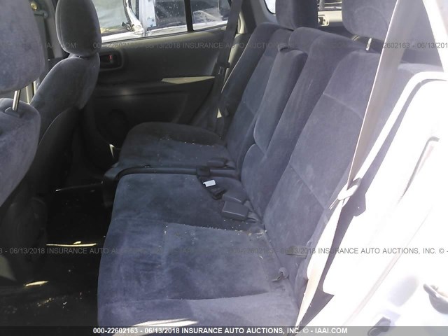 KM8SC73D02U138619 - 2002 HYUNDAI SANTA FE GLS/LX GRAY photo 8