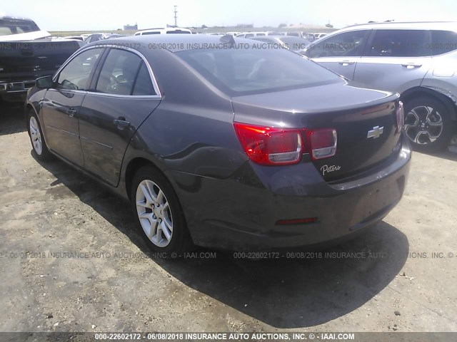 1G11D5SR8DF150466 - 2013 CHEVROLET MALIBU 1LT შავი ფოტო 3