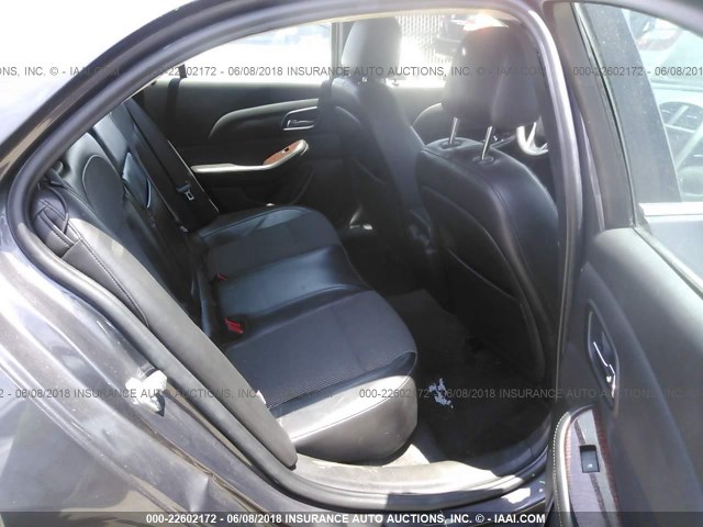 1G11D5SR8DF150466 - 2013 CHEVROLET MALIBU 1LT შავი ფოტო 8
