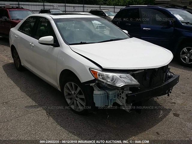 4T4BF1FK5CR229522 - 2012 TOYOTA CAMRY SE/LE/XLE WHITE photo 1