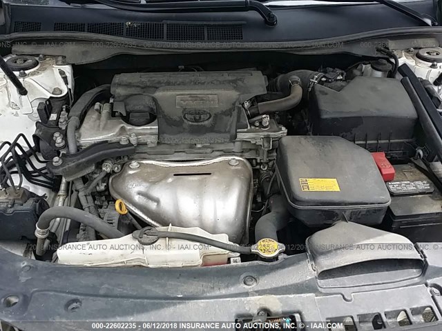 4T4BF1FK5CR229522 - 2012 TOYOTA CAMRY SE/LE/XLE WHITE photo 10