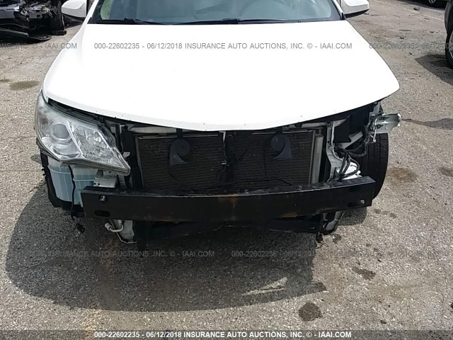 4T4BF1FK5CR229522 - 2012 TOYOTA CAMRY SE/LE/XLE WHITE photo 6