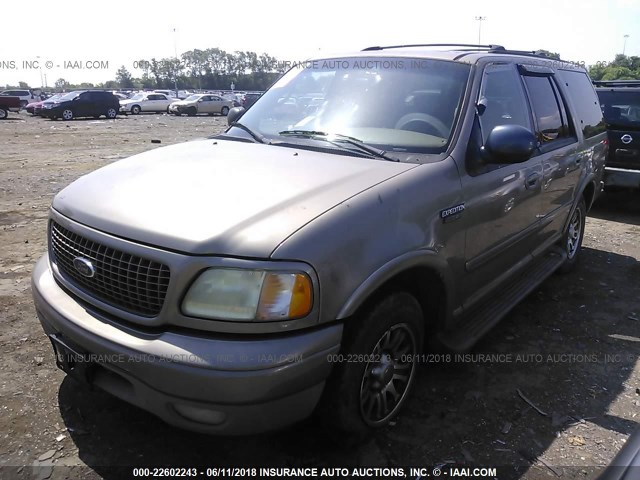 1FMRU17W72LA93236 - 2002 FORD EXPEDITION EDDIE BAUER GOLD photo 2