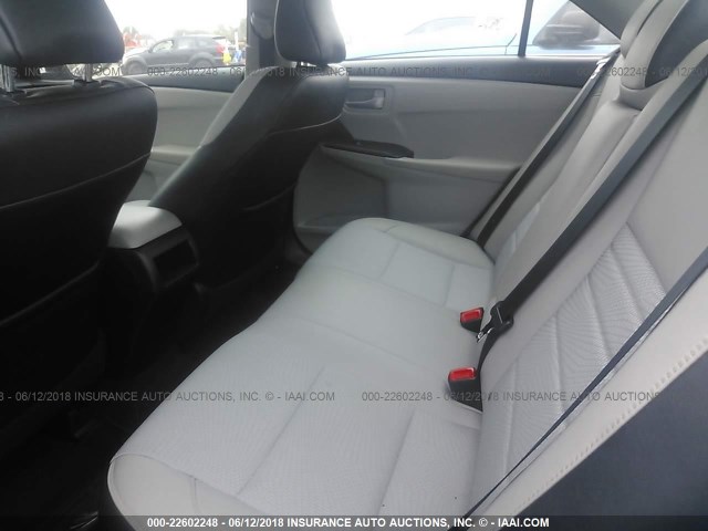 4T1BF1FK9HU628693 - 2017 TOYOTA CAMRY LE/XLE/SE/XSE BLUE photo 8