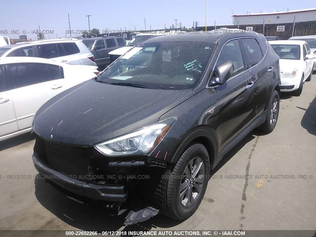 5XYZTDLB3DG060924 - 2013 HYUNDAI SANTA FE SPORT  BLACK photo 2