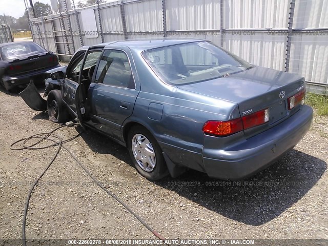 4T1BG22K8YU734321 - 2000 TOYOTA CAMRY CE/LE/XLE 蓝色 照片 3