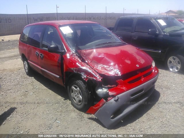 2B4GP24R2XR462085 - 1999 DODGE GRAND CARAVAN  RED photo 1