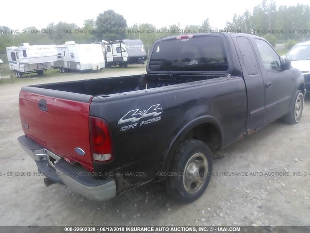 1FTRX17W03NB14249 - 2003 FORD F150 BLACK photo 4