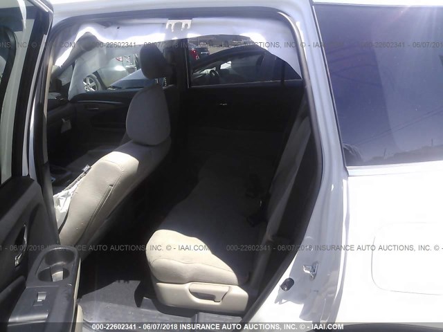 5FNYF5H39HB035338 - 2017 HONDA PILOT WHITE photo 8