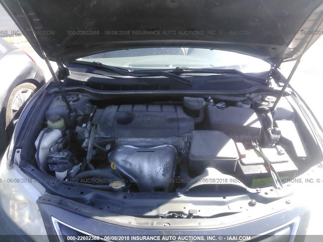 4T1BF3EKXBU655518 - 2011 TOYOTA CAMRY SE/LE/XLE GRAY photo 10