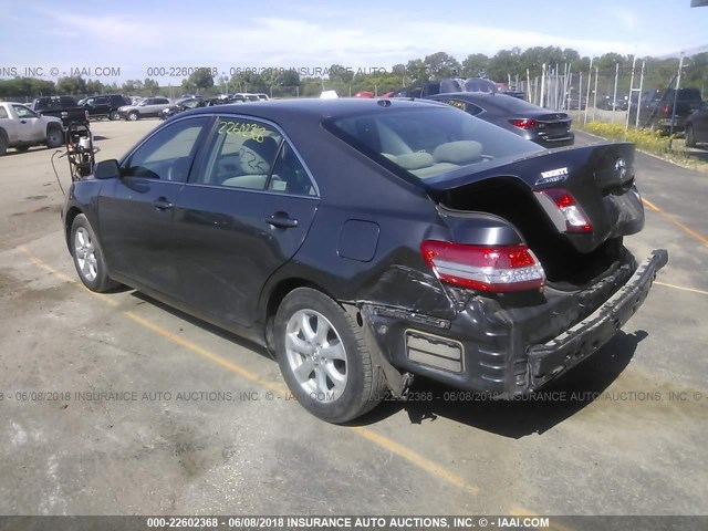 4T1BF3EKXBU655518 - 2011 TOYOTA CAMRY SE/LE/XLE GRAY photo 3
