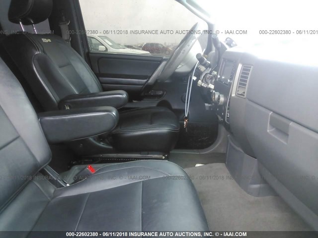 1N6AA06B14N511250 - 2004 NISSAN TITAN XE/SE/LE GRAY photo 5