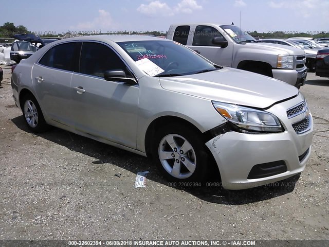 1G11B5SA9DF346898 - 2013 CHEVROLET MALIBU LS CREAM photo 1