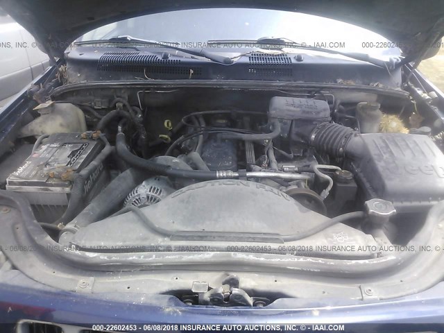 1J4GW48S44C382896 - 2004 JEEP GRAND CHEROKEE LAREDO/COLUMBIA/FREEDOM ლურჯი ფოტო 10