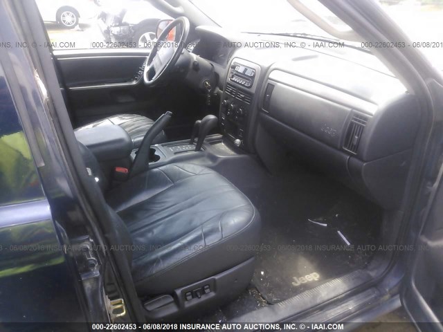 1J4GW48S44C382896 - 2004 JEEP GRAND CHEROKEE LAREDO/COLUMBIA/FREEDOM ლურჯი ფოტო 5