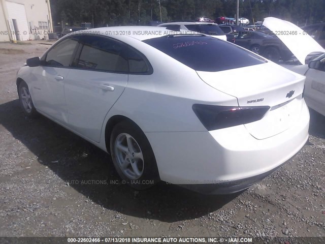 1G1ZB5ST4GF267910 - 2016 CHEVROLET MALIBU LS თეთრი ფოტო 3