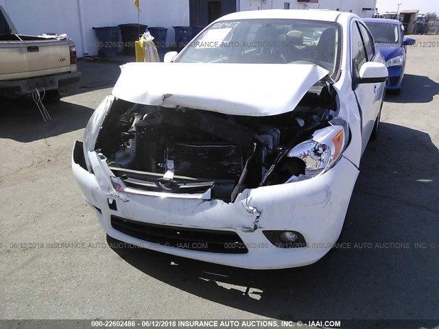 3N1CN7AP3CL860147 - 2012 NISSAN VERSA S/SV/SL WHITE photo 6