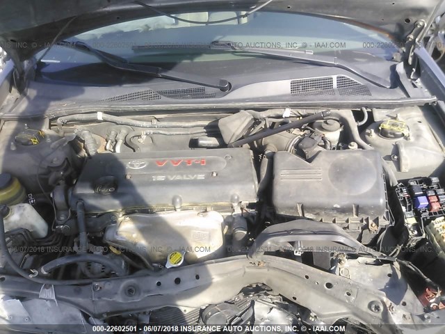 4T1BE32K42U532272 - 2002 TOYOTA CAMRY LE/XLE/SE ნაცრისფერი ფოტო 10