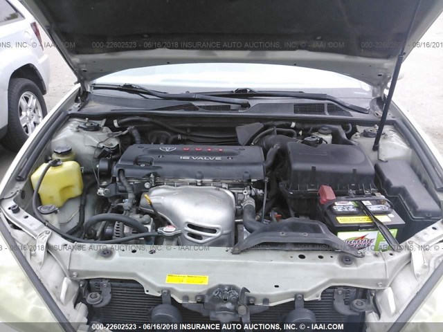 JTDBE32KX20127058 - 2002 TOYOTA CAMRY LE/XLE/SE 灰色 照片 10