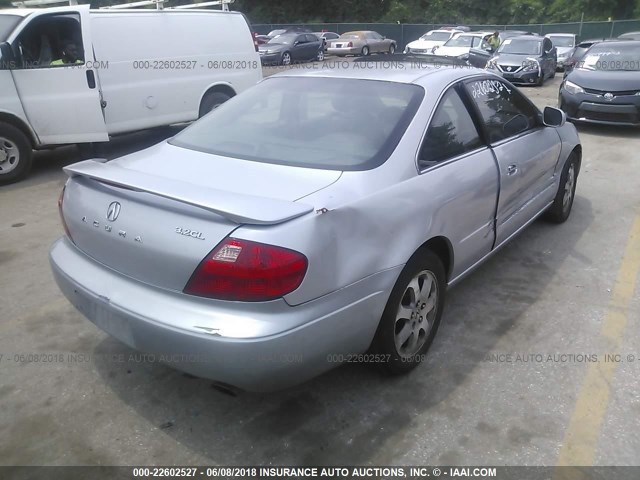 19UYA42451A015551 - 2001 ACURA 3.2CL SILVER photo 4
