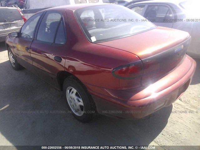 1G2JB5247V7613859 - 1997 PONTIAC SUNFIRE SE RED photo 3