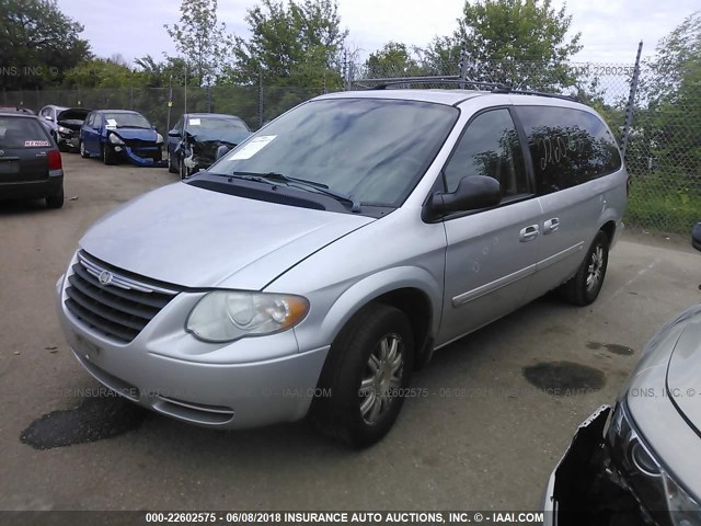 2A4GP54L76R760799 - 2006 CHRYSLER TOWN & COUNTRY TOURING SILVER photo 2