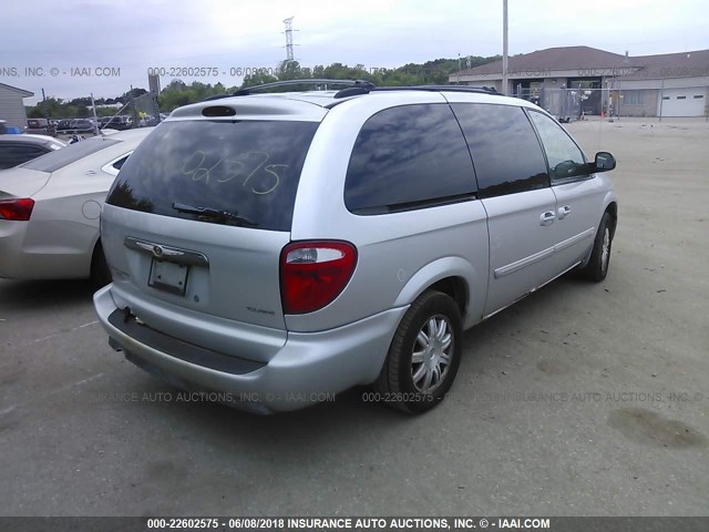 2A4GP54L76R760799 - 2006 CHRYSLER TOWN & COUNTRY TOURING SILVER photo 4