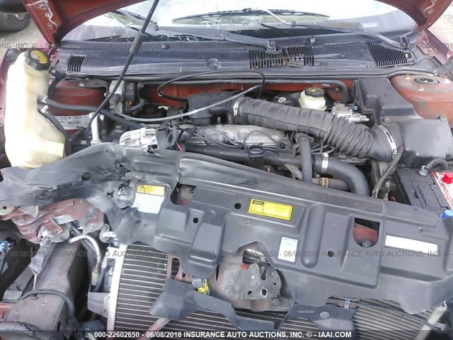 3G1JC1246XS836263 - 1999 CHEVROLET CAVALIER RS RED photo 10