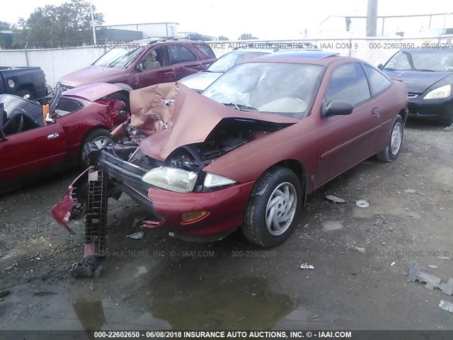 3G1JC1246XS836263 - 1999 CHEVROLET CAVALIER RS RED photo 2