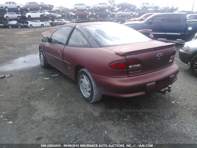 3G1JC1246XS836263 - 1999 CHEVROLET CAVALIER RS RED photo 3