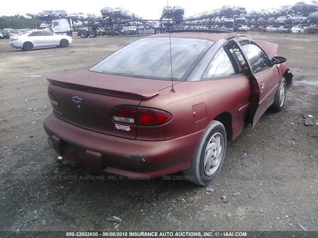 3G1JC1246XS836263 - 1999 CHEVROLET CAVALIER RS RED photo 4