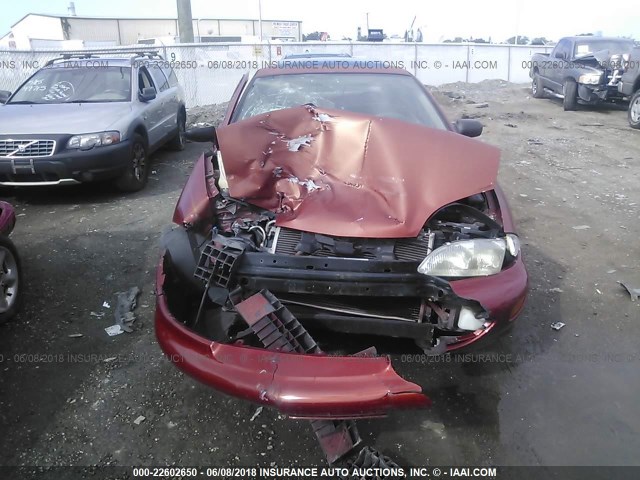 3G1JC1246XS836263 - 1999 CHEVROLET CAVALIER RS RED photo 6