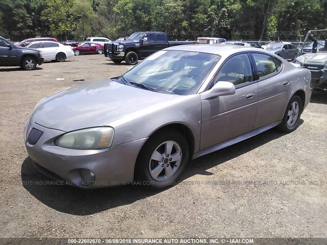 2G2WP582061189968 - 2006 PONTIAC GRAND PRIX TAN photo 2