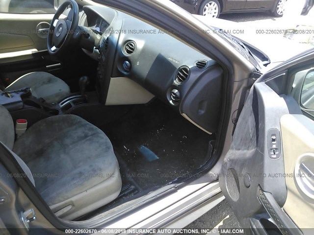 2G2WP582061189968 - 2006 PONTIAC GRAND PRIX TAN photo 5