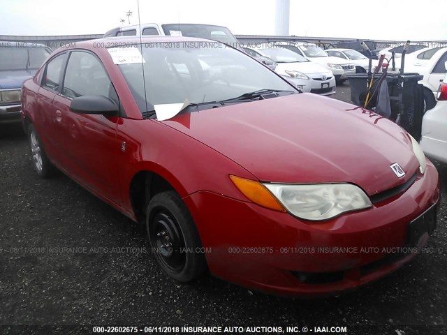 1G8AM12F34Z182773 - 2004 SATURN ION LEVEL 2 RED photo 1