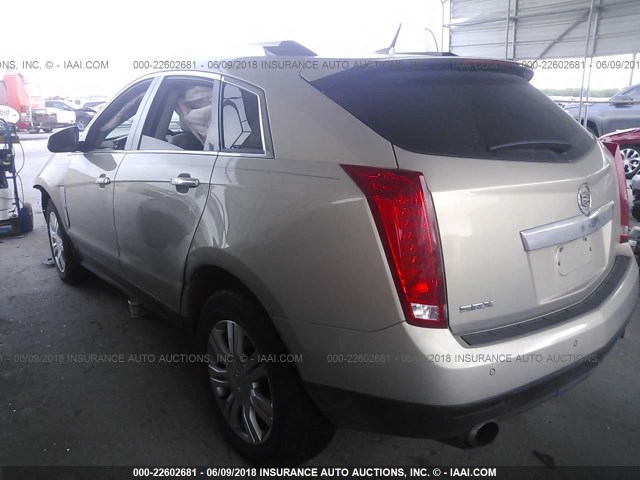 3GYFNAEY2AS555911 - 2010 CADILLAC SRX LUXURY COLLECTION BEIGE photo 3